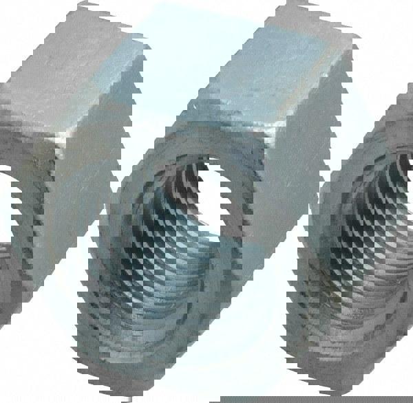 Heavy Hex Nut: 1-3/4-5, Grade 2 Steel, Bright/Uncoated Finish