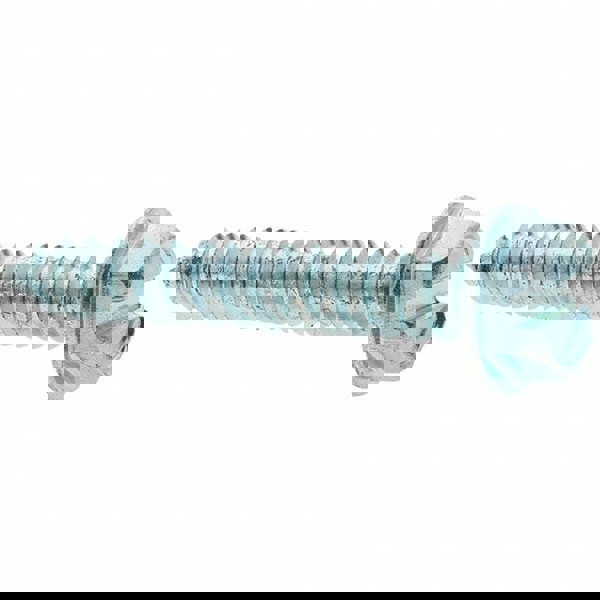 Sheet Metal Screw: #8, Hex Washer Head,