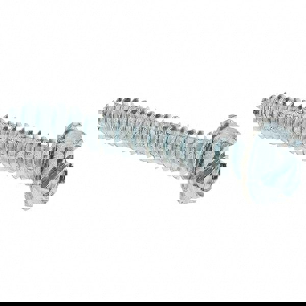 Sheet Metal Screw: #12, Hex Washer Head, Slotted