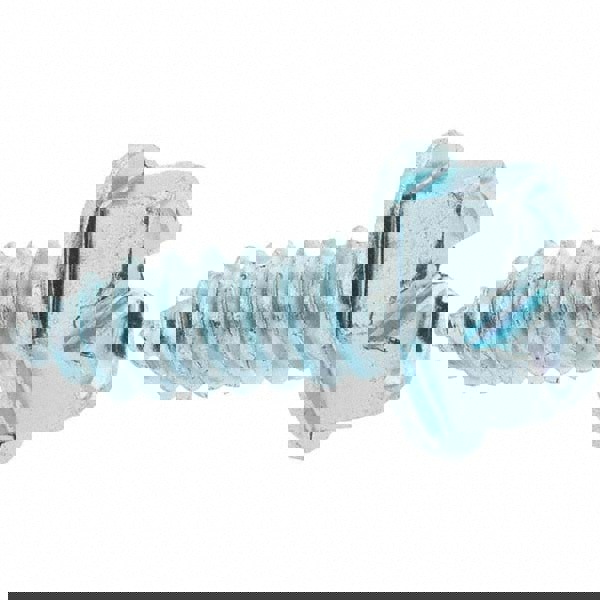 Sheet Metal Screw: 1/4, Hex Washer Head,