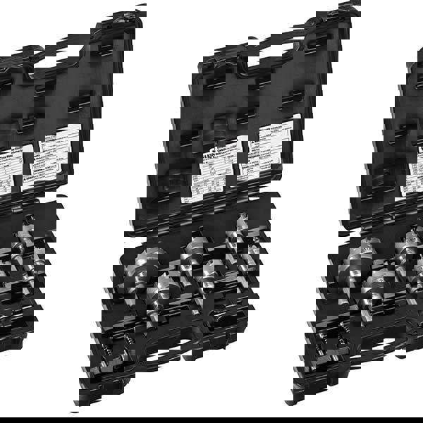 Industrial Hole Saw Kit: 8 Pc, 2-1/2 to 7/8