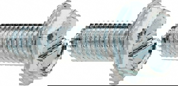 Sheet Metal Screw: 1/4, Hex Washer Head,