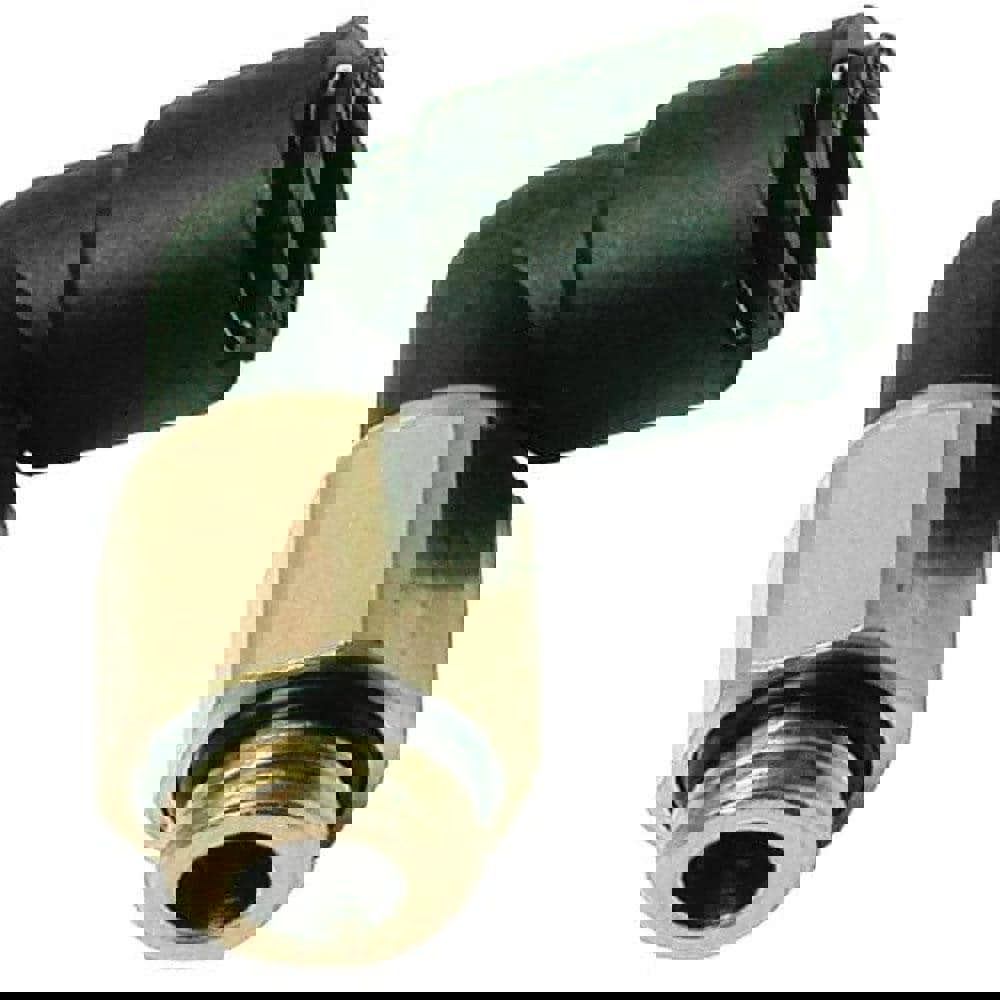 Push-To-Connect Tube to Male & Tube to Male BSPP Tube Fitting: Oscillating Male Elbow, 1/4