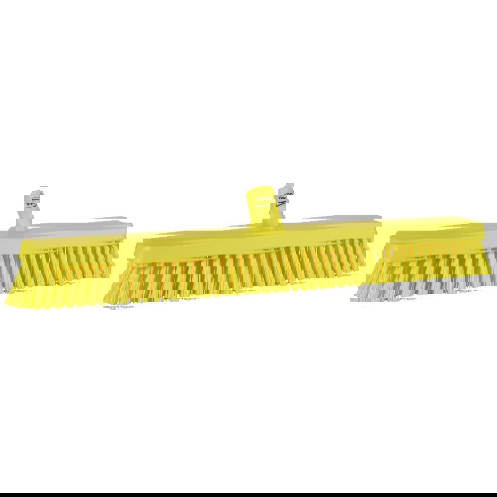Push Brooms; Handle Connection Type: European Threaded ; Type: Push Broom ; Brush Width: 24.40 ; Bristle Material: Polyester ; Block Material: Polypropylene ; Handle Material: None