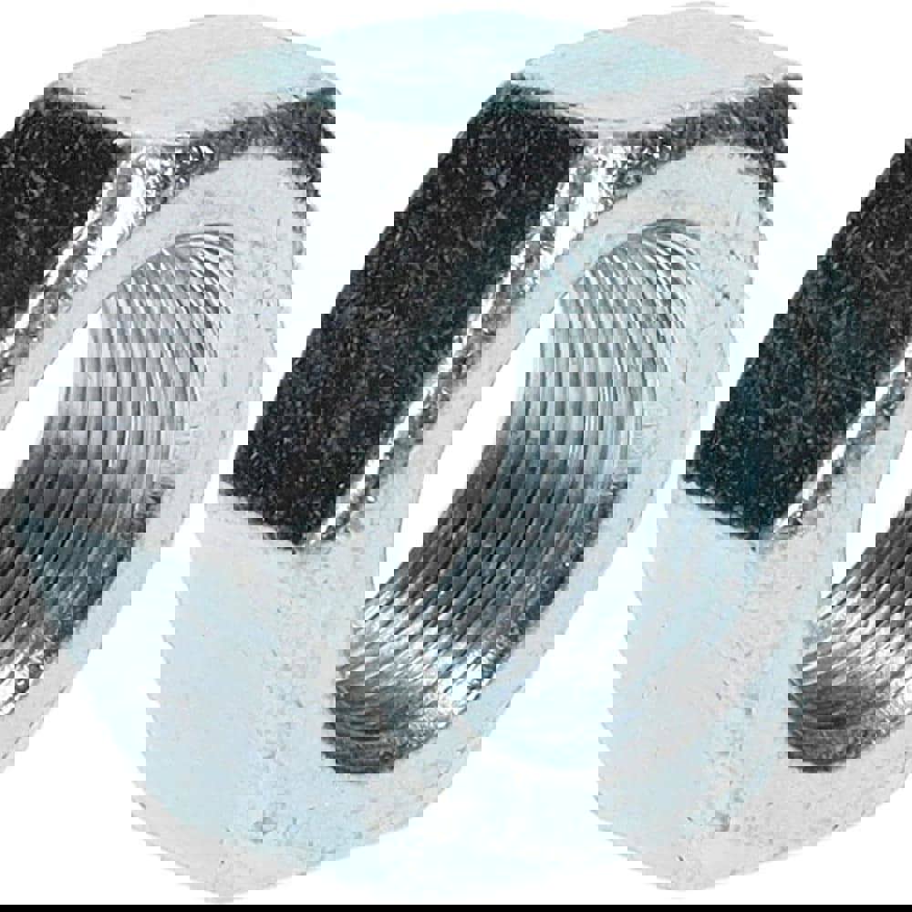 Hex Nut: 5/8-18, Grade 2 Steel, Zinc Finish