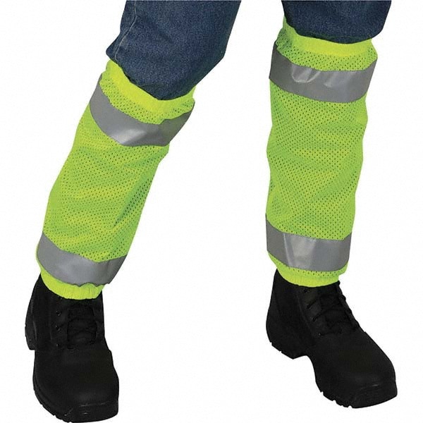 Work Pants: High-Visibility, Universal, Polyester, High-Visibility Yellow, 17-1/2