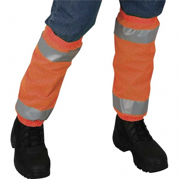 Work Pants: High-Visibility, Universal, Polyester, High-Visibility Orange, 17-1/2