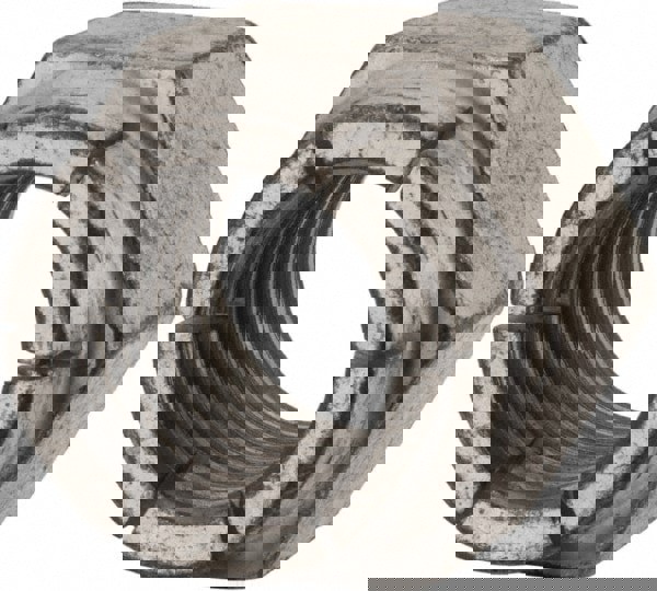 Hex Lock Nut: Expanding Flex Top, 3/4-10, Grade 2 Steel, Cadmium-Plated