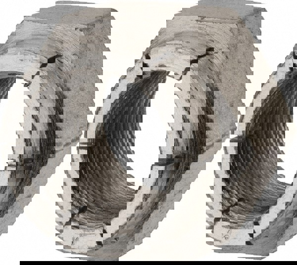 Hex Lock Nut: Flex Top, 1-14, Grade 2 Steel, Cadmium-Plated