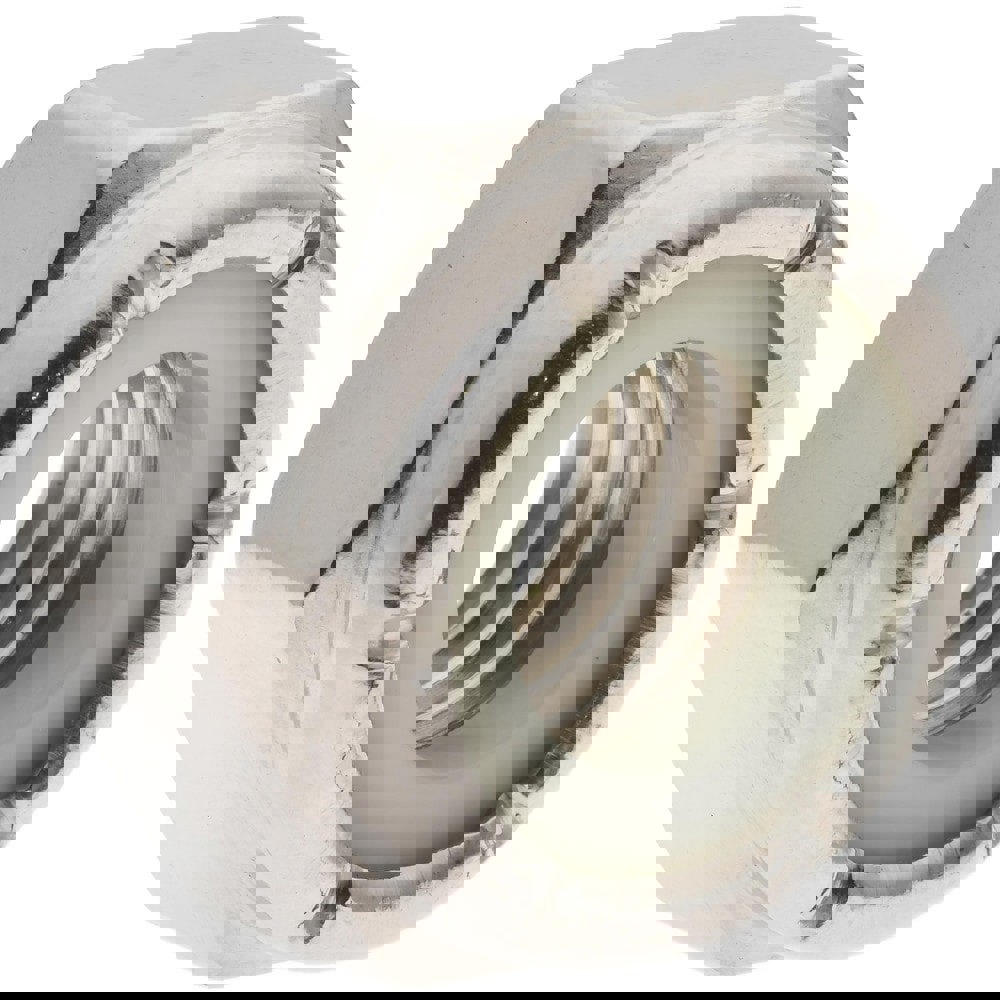 Hex Lock Nut: Insert, Nylon Insert, 5/8-11, Grade 18-8 Stainless Steel, Uncoated