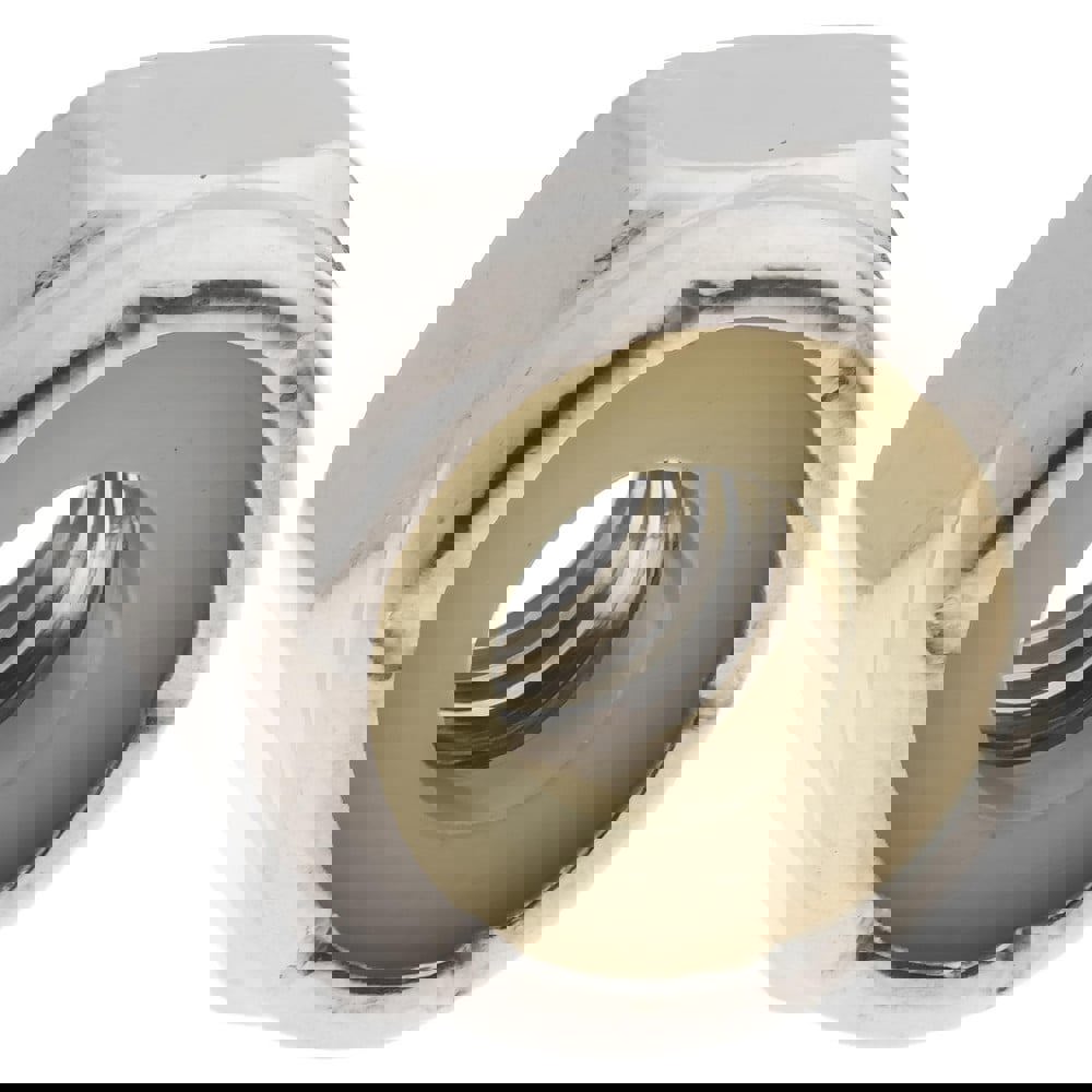 Hex Lock Nut: Insert, Nylon Insert, 1/4-20, Grade 18-8 Stainless Steel, Uncoated