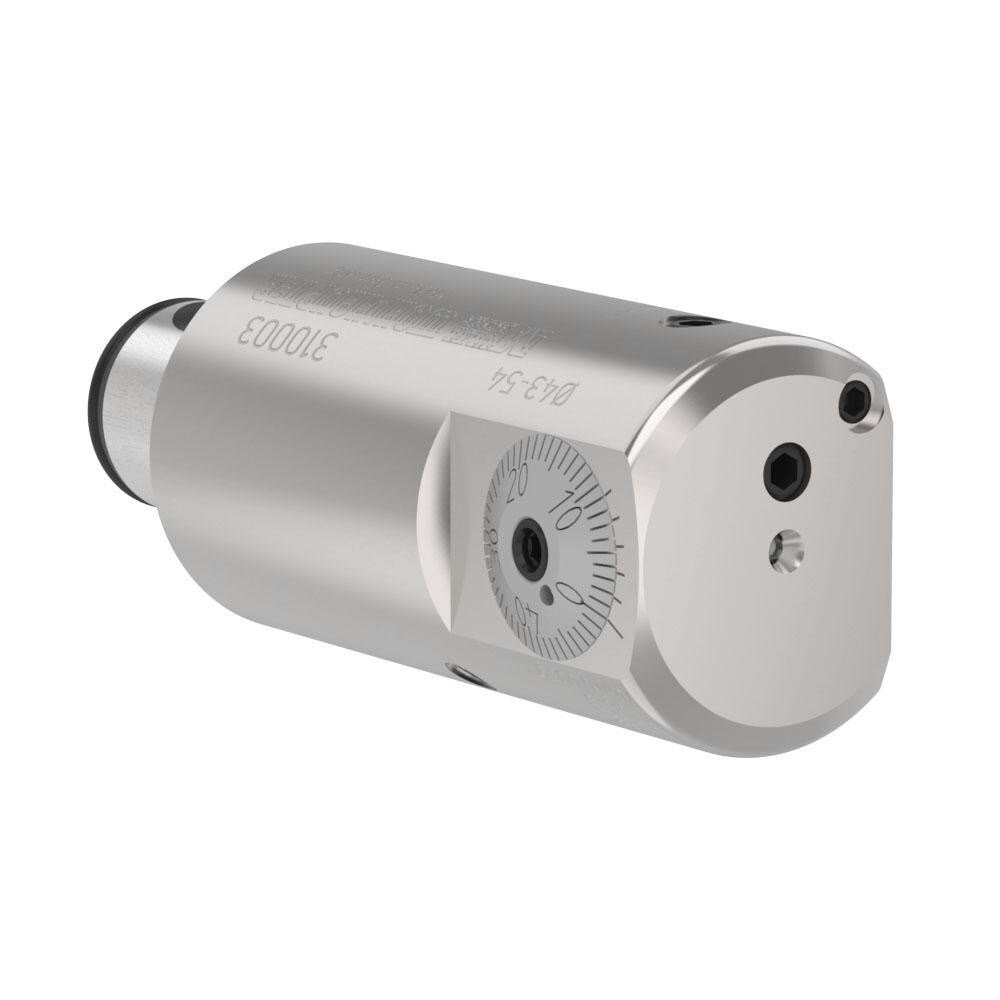 Boring Heads; Type: Offset Boring Head ; Actuation Type: Manual ; Minimum Bore Diameter (mm): 43.000 ; Maximum Bore Diameter (mm): 54.00 ; Body Diameter (mm): 32.000 ; Shank Type: Modular Connection