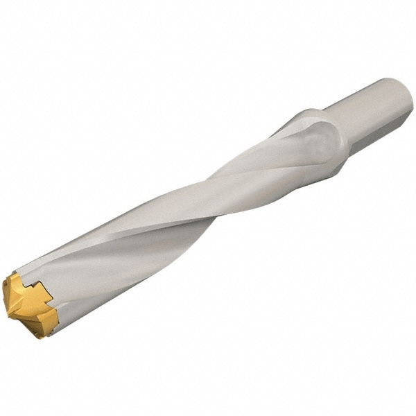 Replaceable-Tip Drill: 14.5 to 14.9 mm Dia, 72 mm Max Depth, 16 mm Weldon Flat Shank