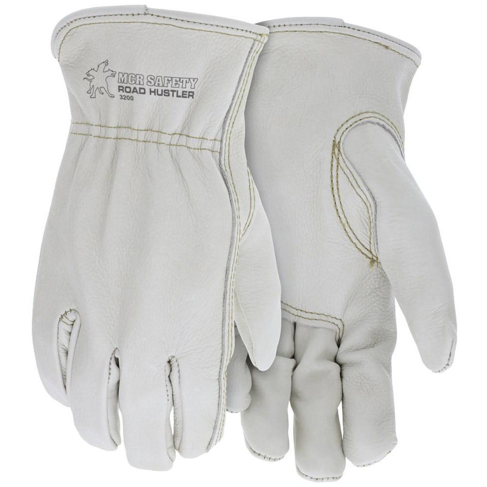 Work Gloves: Road Hustler 3200, Size Small, Cowhide Leather Lined, Cowhide Leather, General Purpose