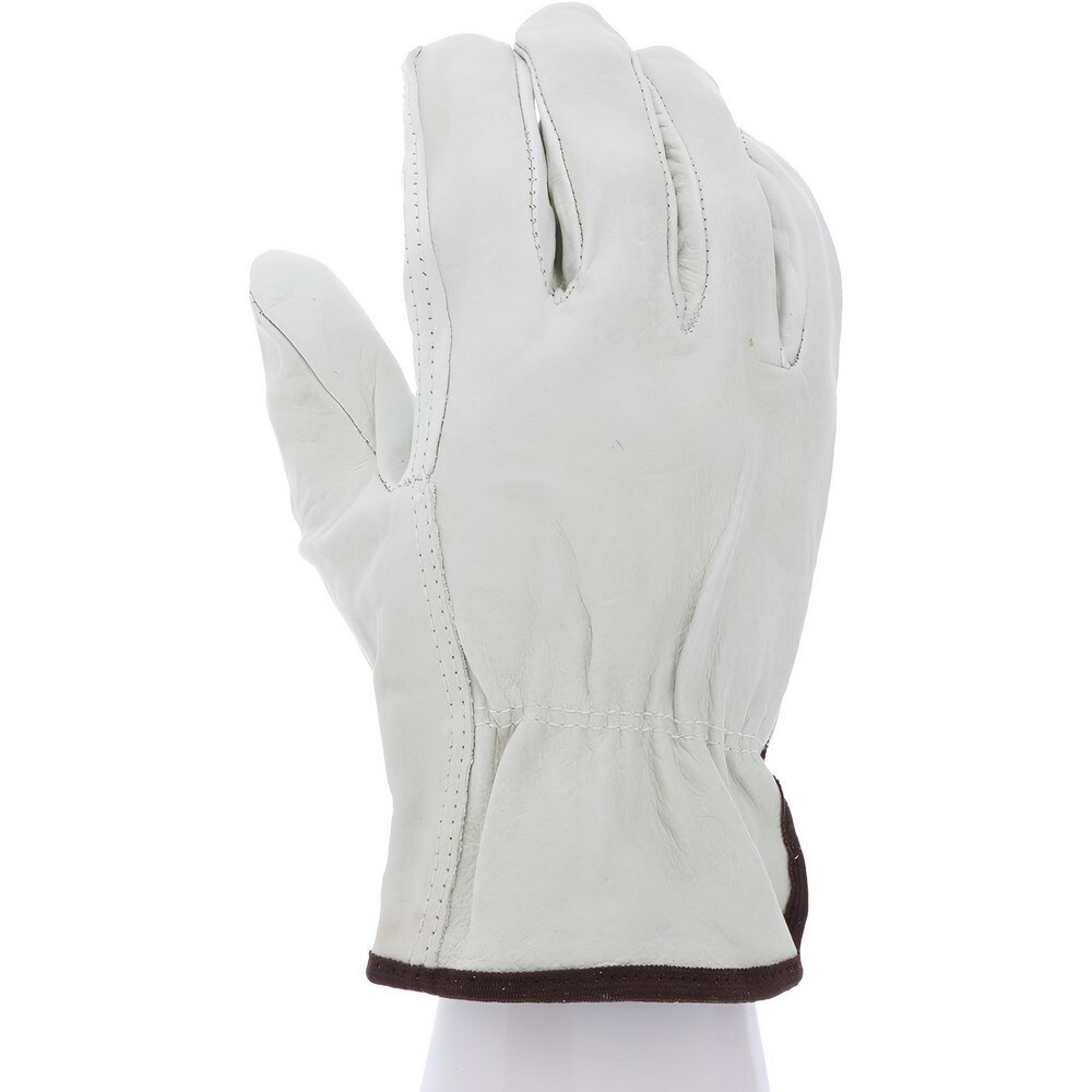 Work Gloves: Memphis 32013, Size Large, Not Lined, Cowhide Leather, General Purpose