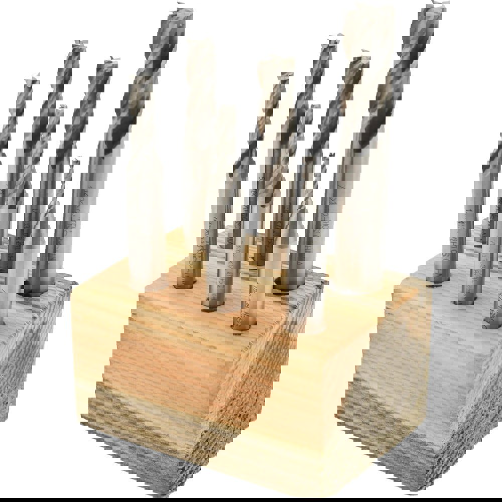 End Mill Set: 4 Flute, Square End