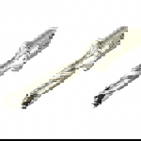 Replaceable-Tip Drill: 12.5 to 12.9 mm Dia, 62 mm Max Depth, 16 mm Weldon Flat Shank