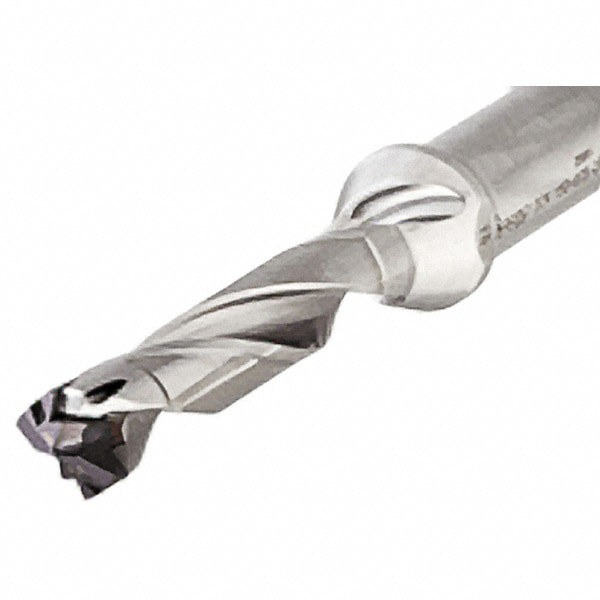 Replaceable-Tip Drill: 15 to 15.9 mm Dia, 45 mm Max Depth, 20 mm Straight-Cylindrical Shank