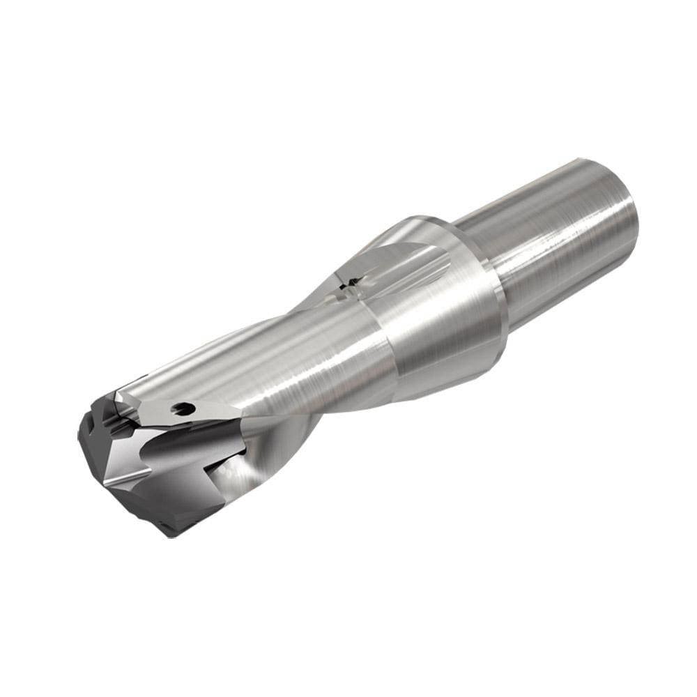 Replaceable-Tip Drill: 30 to 30.9 mm Dia, 49.59 mm Max Depth, 32 mm Flatted Shank