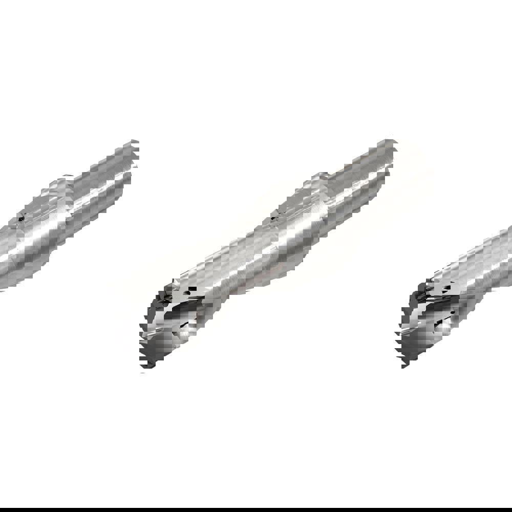 Replaceable-Tip Drill: 9.5 to 9.9 mm Dia, 15.7 mm Max Depth, 12 mm Flatted Shank