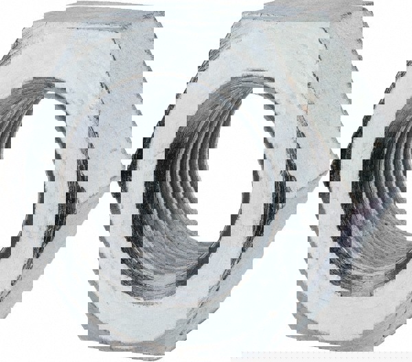 Heavy Hex Nut: 1-3/4-5, Grade 2 Steel, Zinc Finish