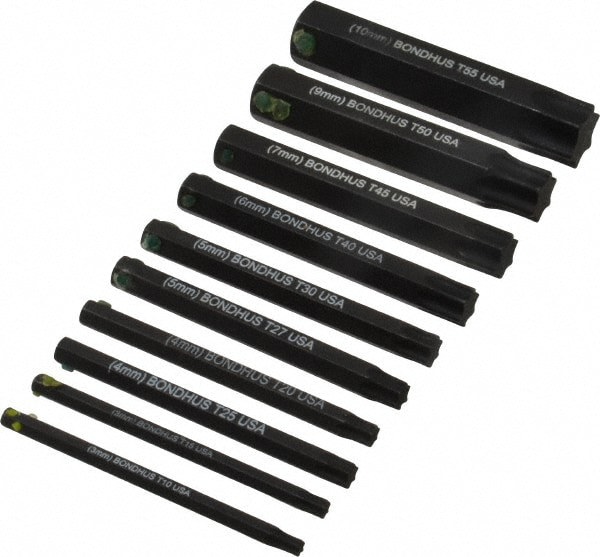 10 Piece Hex Drive Bit Set