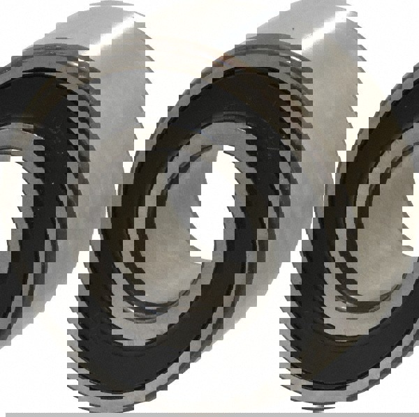 Angular Contact Ball Bearing: 20 mm Bore Dia, 47 mm OD, 20.6 mm OAW, Without Flange