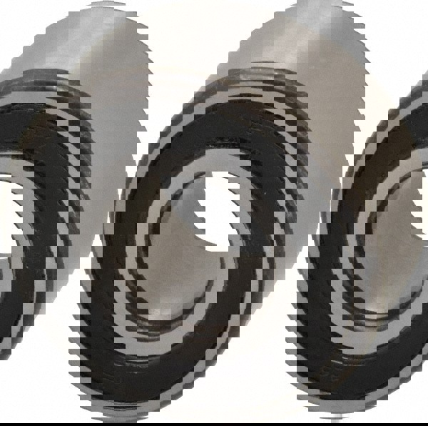 Angular Contact Ball Bearing: 20 mm Bore Dia, 47 mm OD, 20.6 mm OAW, Without Flange