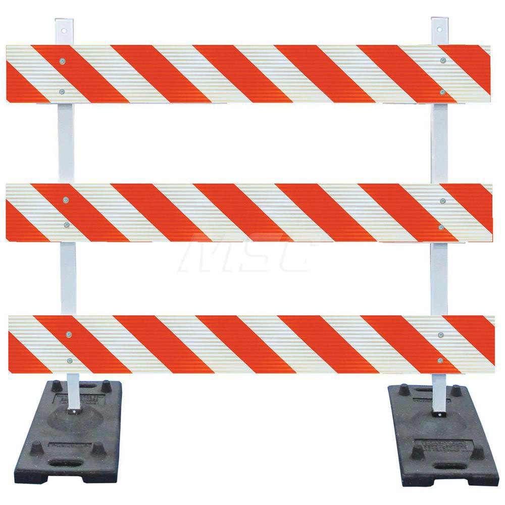 Traffic Barricades; Barricade Height (Inch): 63 ; Barricade Width (Inch): 48 ; Reflective: Yes ; Compliance: MASH Compliant; MUTCD