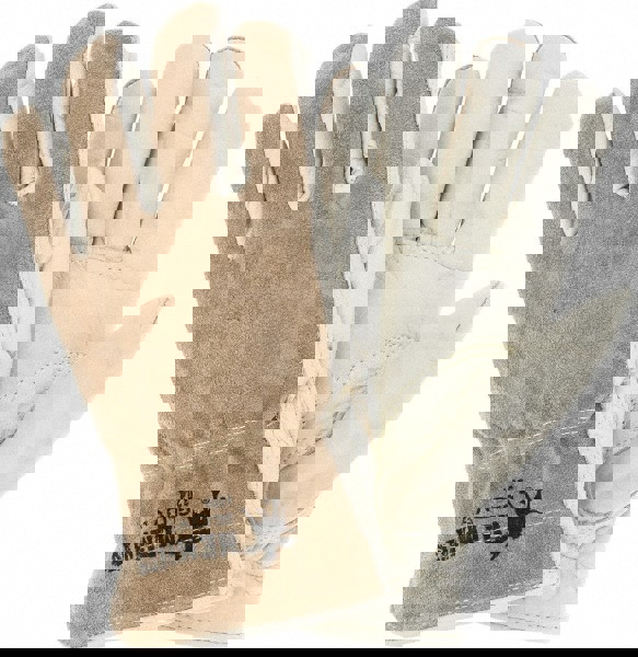 Cut, Puncture & Abrasive-Resistant Gloves: Size L, ANSI Cut 3, ANSI Puncture 4, Cowhide