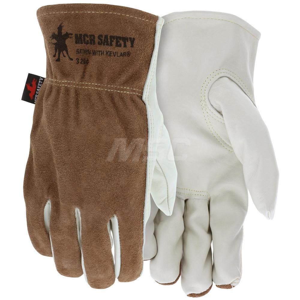 Work Gloves: Memphis 3204, Size Small, Cowhide Leather Lined, Cowhide Leather, General Purpose