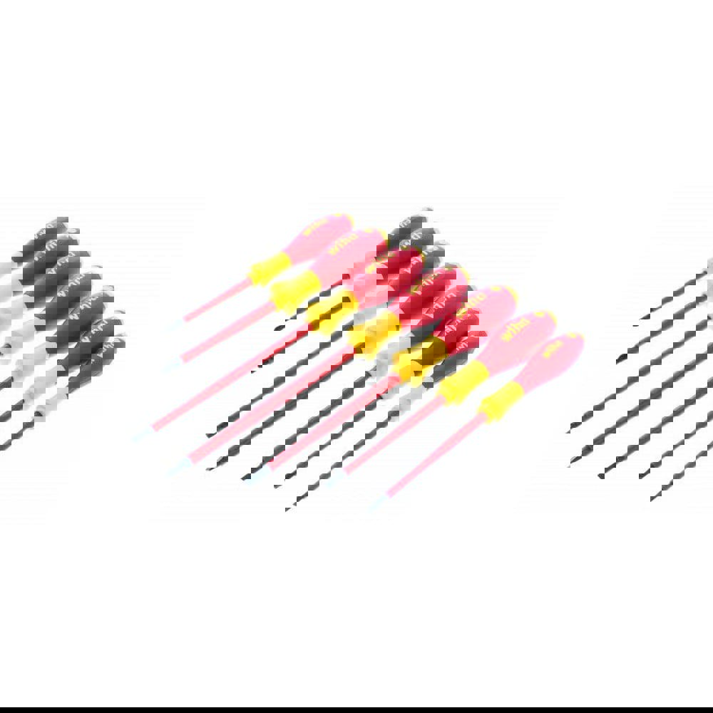Screwdriver Set: 7 Pc, Insulated Slotted & Phillips
