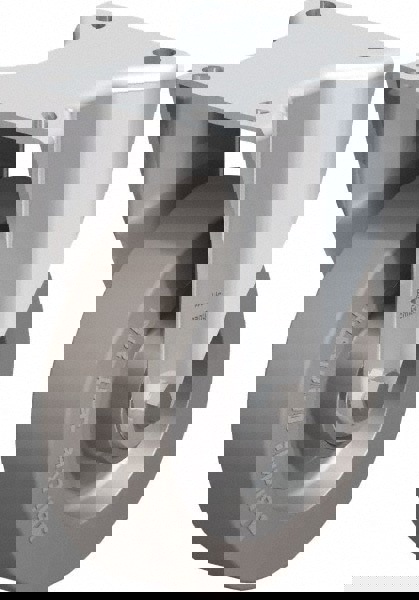 Rigid Top Plate Caster: Solid Rubber, 5