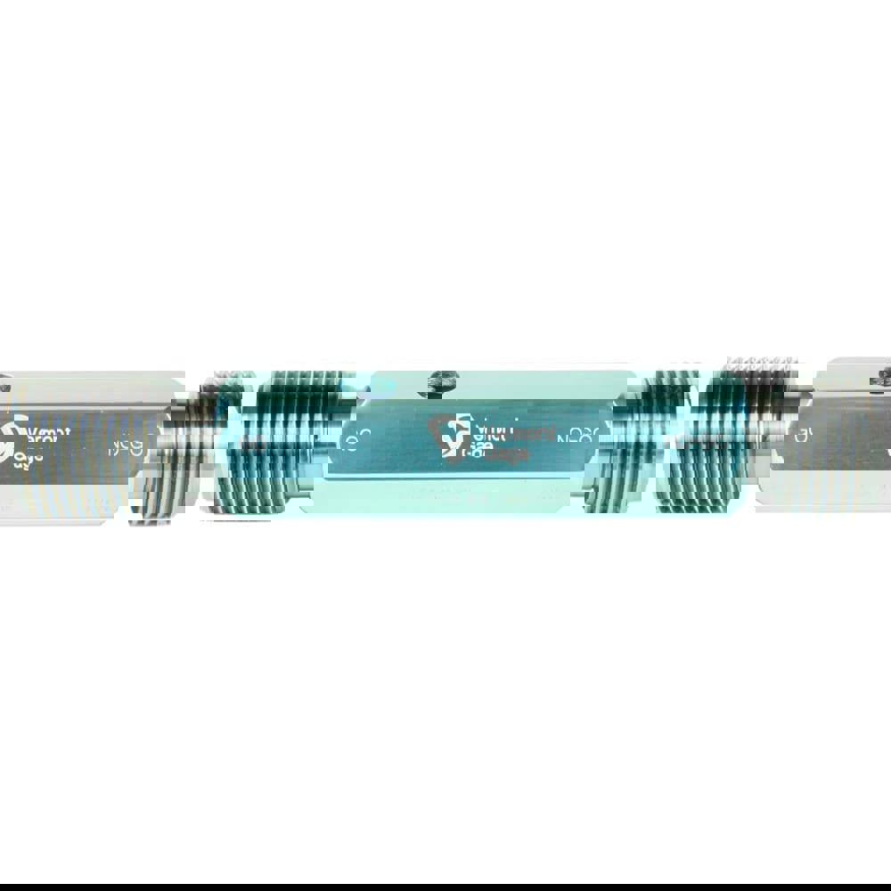 Plug Thread Go/No Go Gages; Go/No Go: Go; No Go ; Thread Size: #8-32 ; Classification: 2B ; Go Pitch Diameter (Inch): .1437 ; No Go Pitch Diameter (Decimal Inch): .1465 ; Handle Size: 0