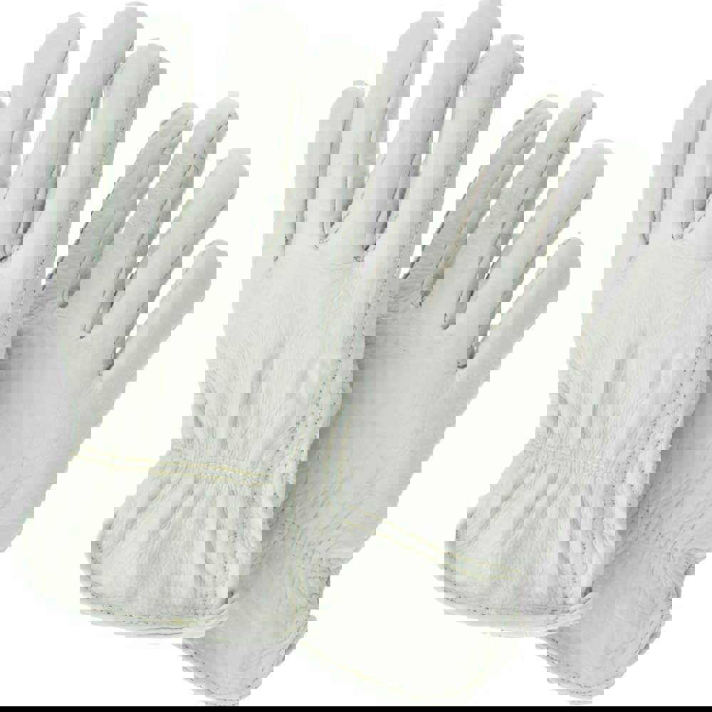 Size S Leather Abrasion Protection Work Gloves