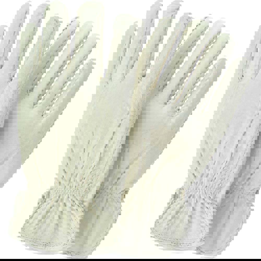 Size 2XL Leather Abrasion Protection Work Gloves