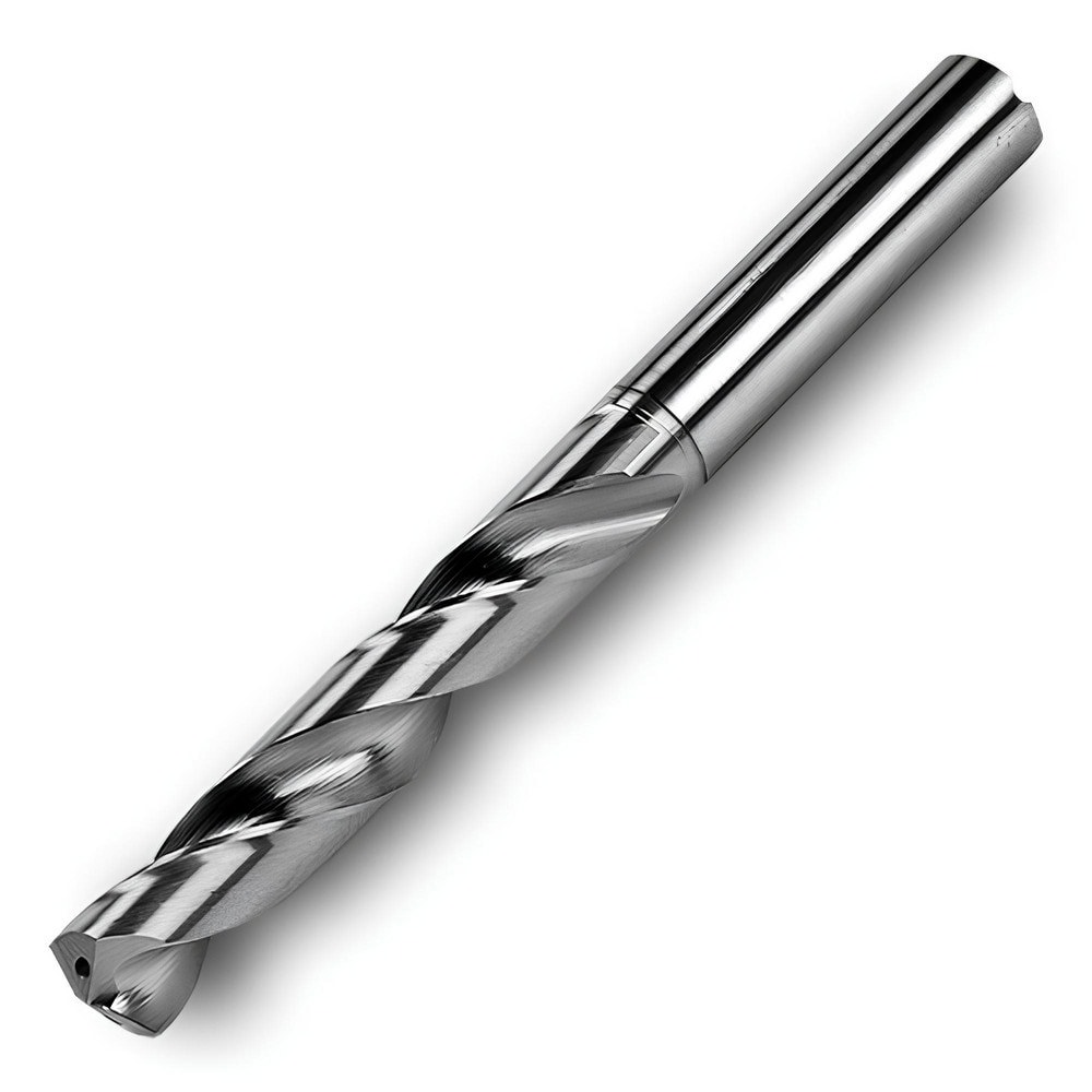 Screw Machine Length Drill Bits; Drill Bit Size (mm): 7.70 ; Drill Bit Size (Decimal Inch): 0.3031 ; Tool Material: Solid Carbide ; Cutting Direction: Right Hand ; Coating/Finish: TiAlN ; Number Of Flutes: 2