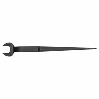 Spud Handle Open End Wrench: Single End Head, Single Ended