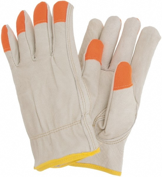 Work Gloves: Memphis 3213CHVSP, Size 2X-Large, Cowhide Leather Lined, Cowhide Leather, General Purpose
