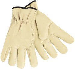 Cowhide Work Gloves Small Cream