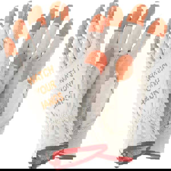 Size S Leather Abrasion Protection Work Gloves