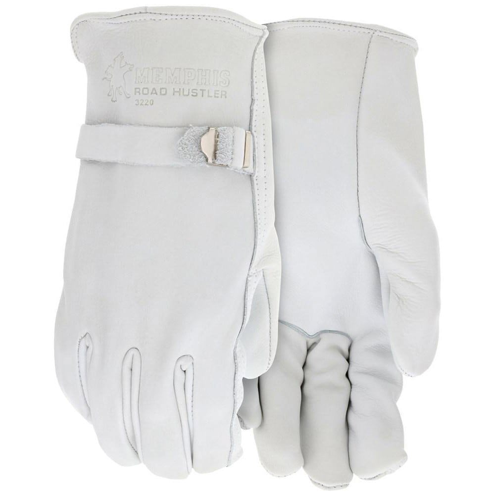 Work Gloves: Road Hustler 3220, Size X-Large, Not Lined, Cowhide Leather, General Purpose