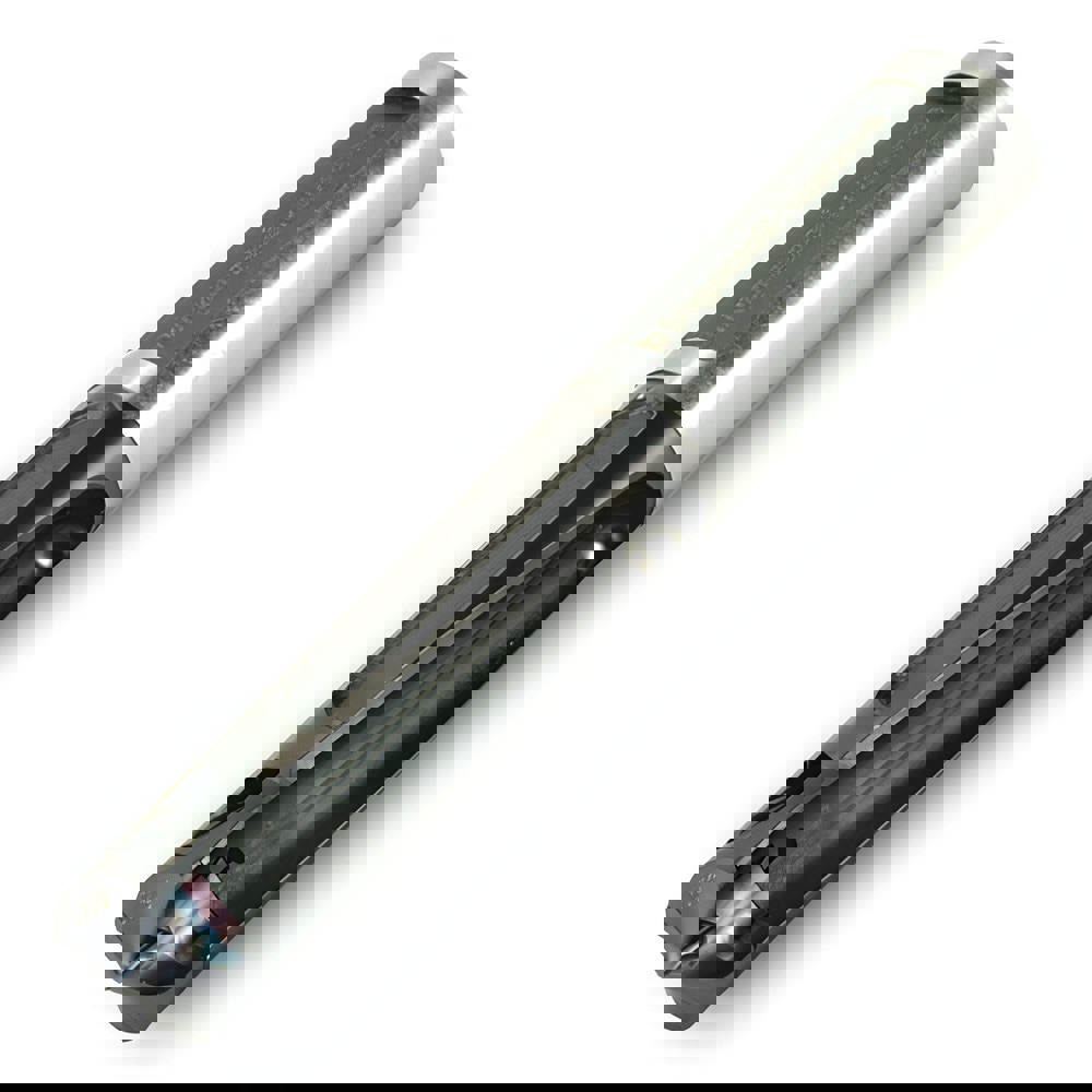 Replaceable-Tip Drill: 14 to 14.4 mm Dia, 59.18 mm Max Depth, 14 mm Weldon Flat Shank