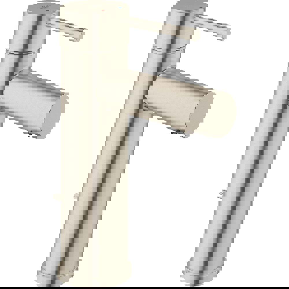 Lavatory Faucets; Spout Type: Low Arc ; Handle Type: Lever ; Mounting Centers: Single Hole (Inch); Finish/Coating: Brushed; Nickel