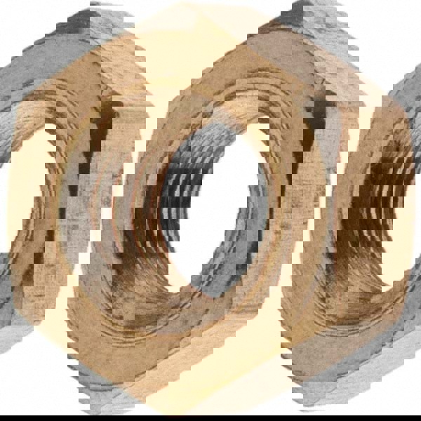 5/16-18 UNC Brass Right Hand Hex Nut