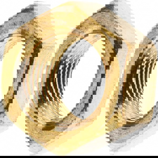 1/2-20 UNF Brass Right Hand Hex Nut
