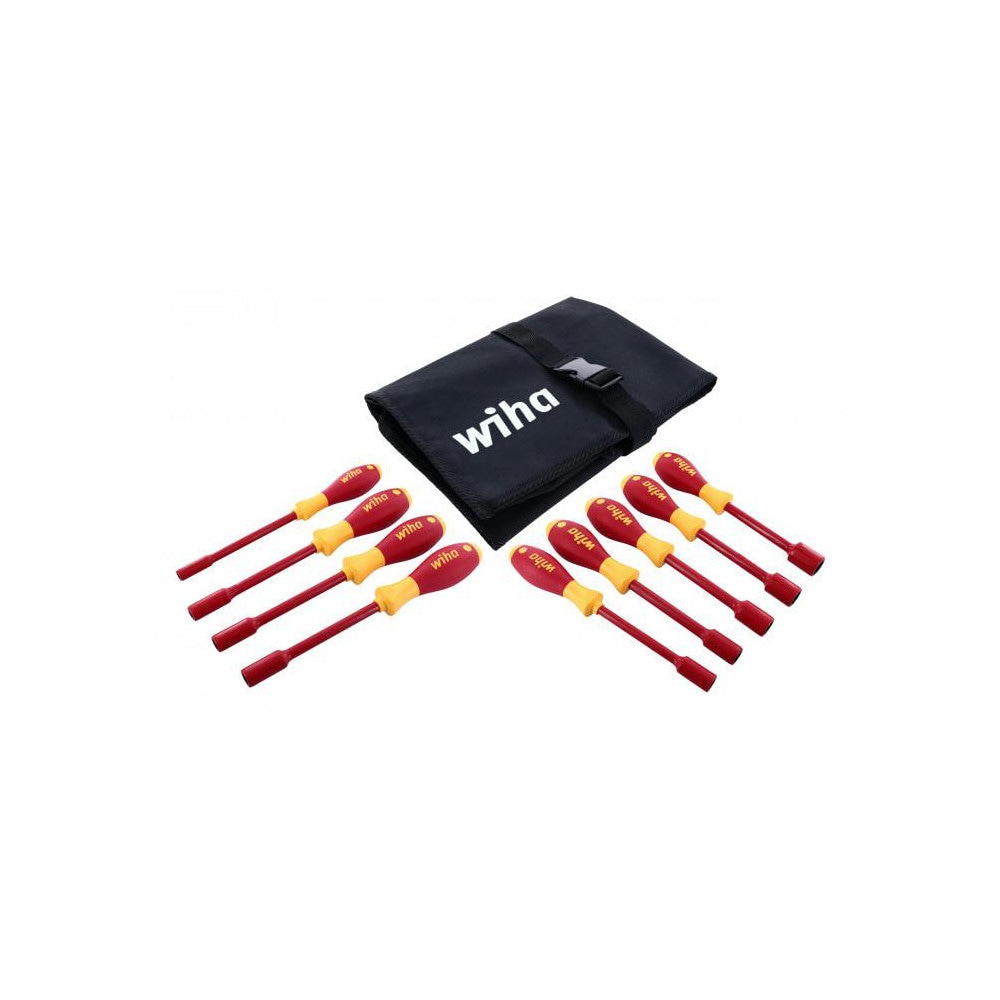 Nut Driver Set: 9 Pc, 3/16 to 5/8
