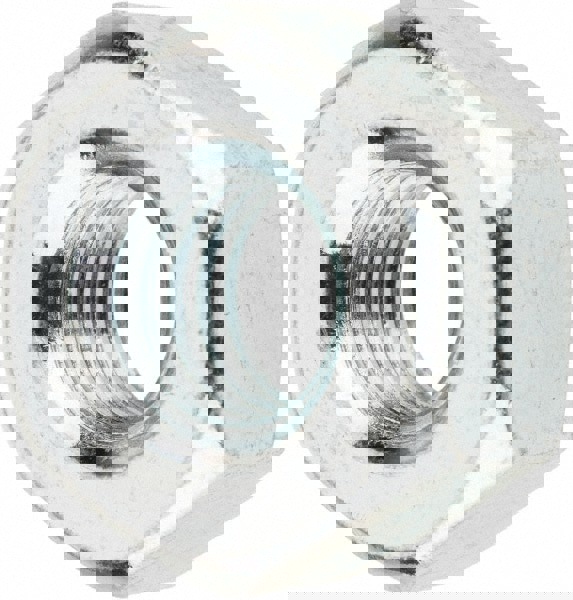 Heavy Hex Nut: 3/8-16, Grade 2 Steel, Zinc Finish