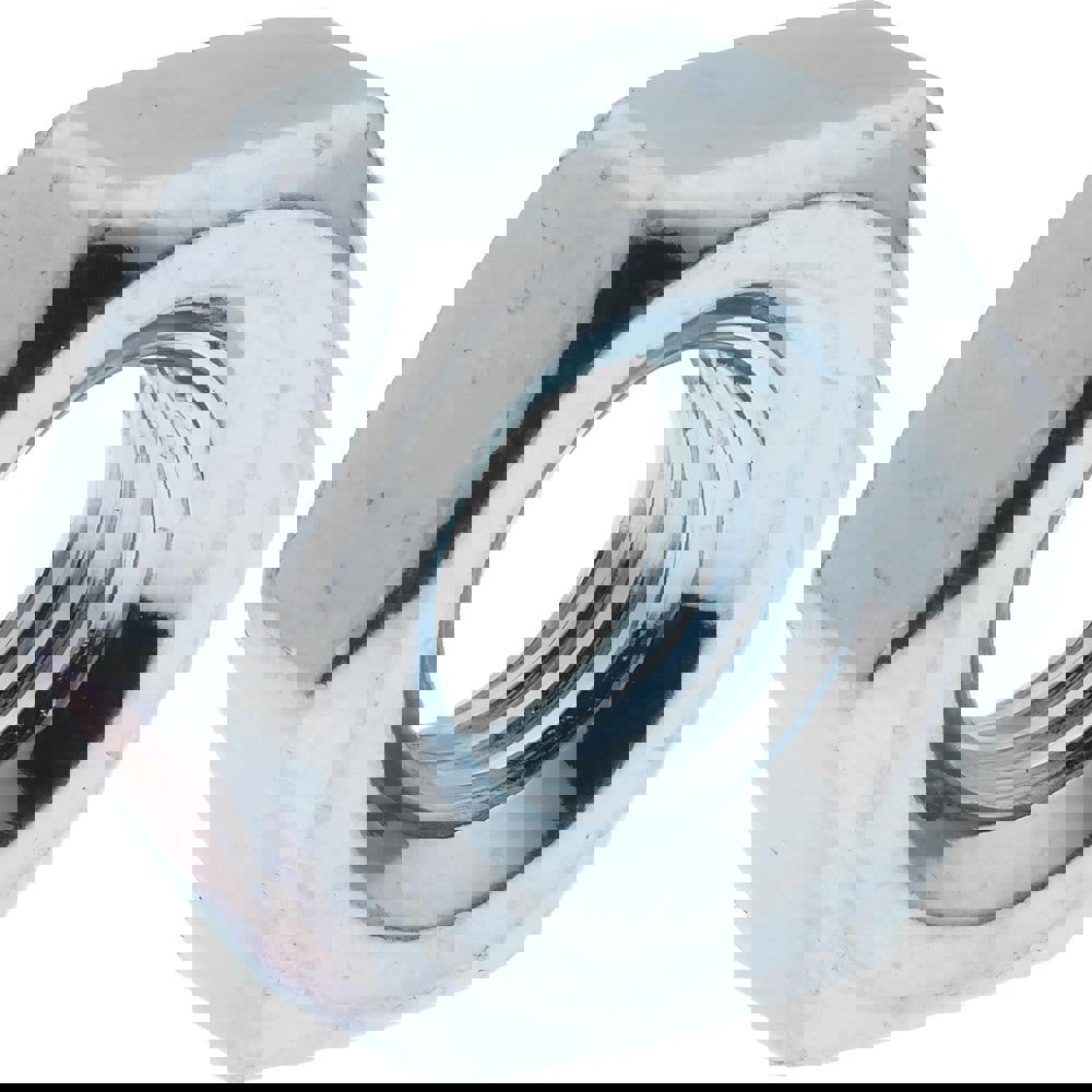 Hex Nut: 3/4-10, Grade 2 Steel, Zinc-Plated