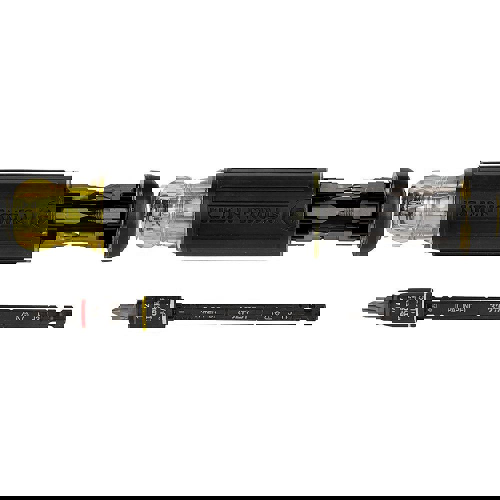 Bit Screwdrivers; Tip Type: Nutdriver; Phillips; Square; Torx ; Torx Size: T10; T15 ; Phillips Point Size: #0;#1;#2 ; Slotted Point Size: 1/8 in (3.2 mm); 3/16 in (4.8 mm); 1/4 in (6.4 mm) ; Handle Type: Cushion Grip
